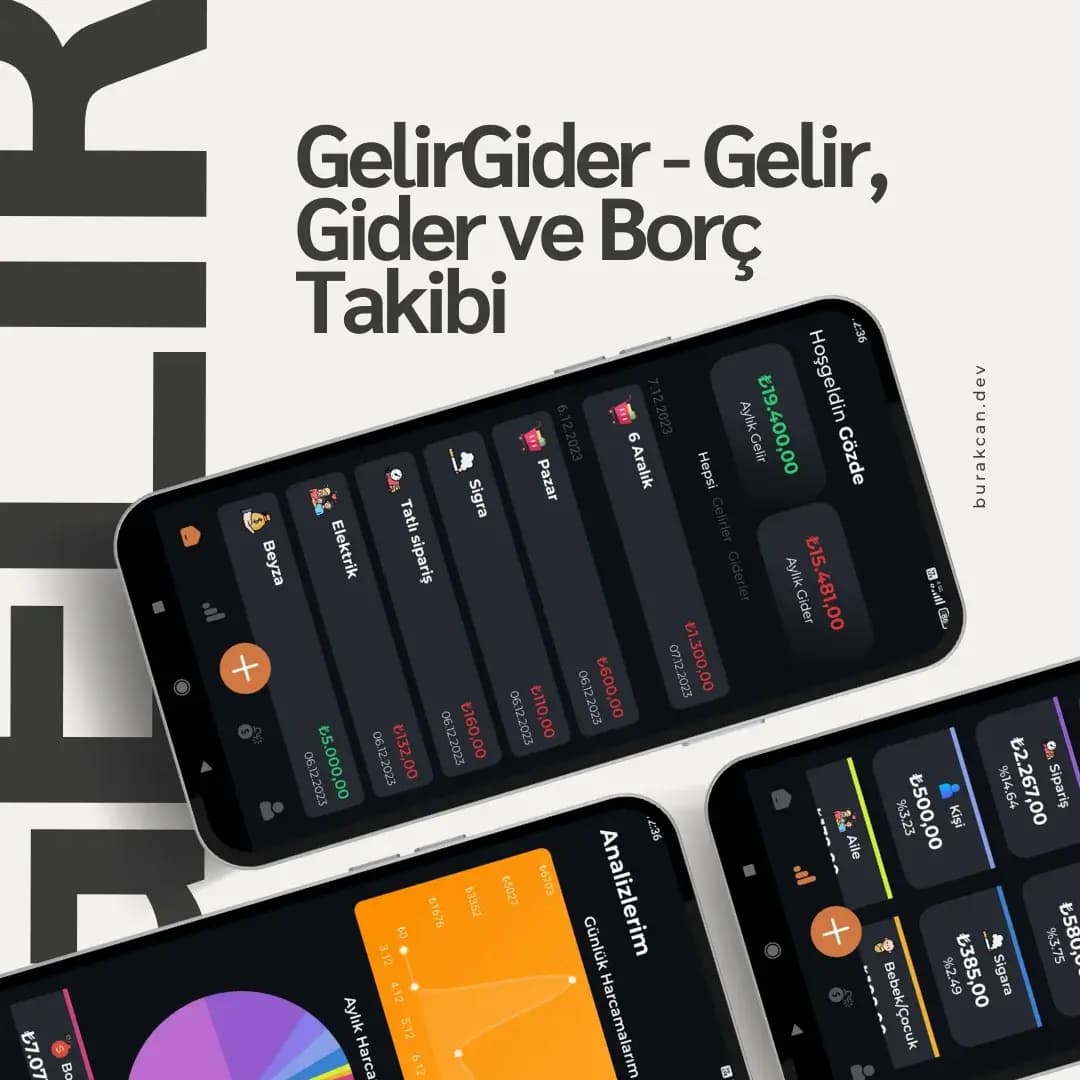 GelirGider, Manage Your Finances